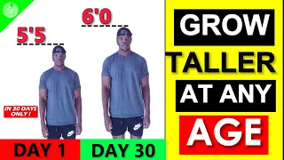 How to Grow TALLER at any AGE |Home Exercises to Become Taller In One Month #growtaller