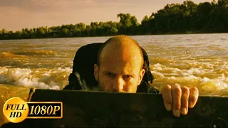 Jason Statham kills a Colombian cartel boss in his own pool / The Mechanic (2011)