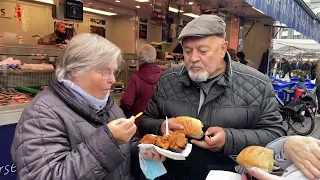 Как правильно есть селедку (по мнению голландцев😉)/Рынок в Хертогенбос