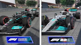 F1 2021 vs F1 2022 | Graphics Evolution | Analista De Bits