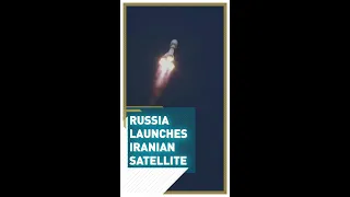 Russia launches Iranian satellite