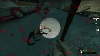 Left 4 Dead 2: Killing nigth (sitting) witch with melee