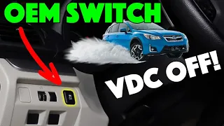 Crosstrek Drift Mode!  How to Turn Traction Control Off - OEM VDC Fuse Switch