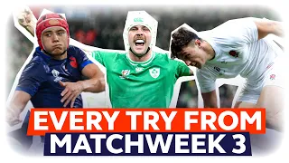 Every Rugby World Cup 2023 try from the Matchweek 3!