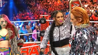 WWE Raw Bianca and Asuka interrupt Becky Lynch 5/30/22