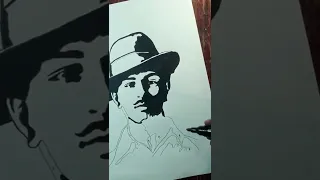 Bhagat Singh Rajguru🇮🇳Shadow art💗 #short