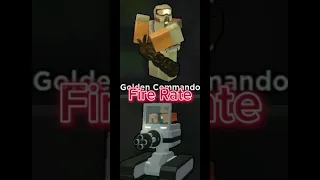 Golden Commando vs Zed - Roblox Tower Battles Edit