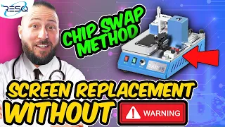 📲How to replace iPhone Screen without Warning Message - Chip Swap Method (Aixun IC Chip Grinder)