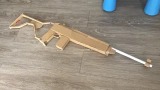 Cardboard M1A1 Paratrooper Carbine