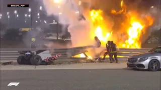 F1 Haas Crashes 2020