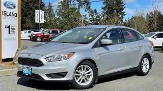 2017 Ford Focus SE + Bluetooth, Satellite, Reverse Camera Review | Island Ford