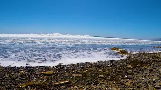 Relaxing ocean wave sounds - Zuma Beach - Malibu, California