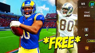 FREE Isaac Bruce is Amazing in Madden 24!