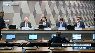 CCJ debate novas regras para o impeachment