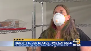 An up-close look at the Robert E. Lee 'time capsule' cornerstone box: New artifacts found inside