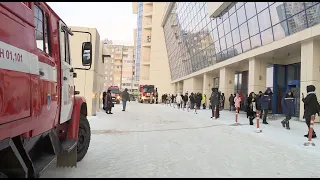 В "Европа-Сити" по адресу Чапаева 27, на цокольном этаже произошло возгорание