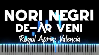 Nori Negri de-ar Veni -  Rugul Aprins Valencia - Instrumental Pian - Negativ Pian - Tutorial
