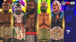 Awesome WWE 2K22 Custom Title Belts You Can Download for Free