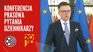 Szymon Hołownia - pytania dziennikarzy