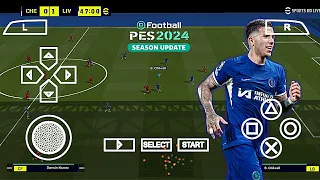 eFootball PES 2024 PPSSPP English Verison Update Face Real Camera PS5