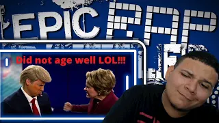 Donald Trump vs Hillary Clinton  Epic Rap Battles of History (Reaction!!)