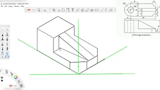 Engineering Drawing || Orthographic to Isometric View.