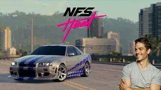 Need For Speed Heat Paul Walker Skyline | GT-R34 Tutorial Build