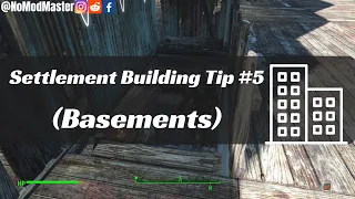 Fallout 4 Settlement Building Tip #5 (Basements)