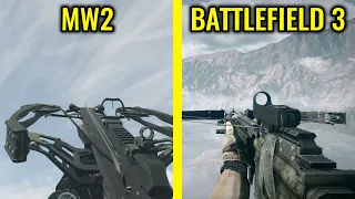 COD MW2 2022 vs Battlefield 3 - Weapons Comparison