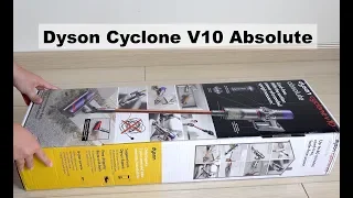 Dyson Cyclone V10 Absolute Cordless Stick Vacuum Cleaner Unboxing