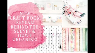 New Craft Room Tour : Ultimate YouTube Craft Studio, Craft Room Organization & Behind The Scenes!