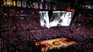 NBA Finals 2015 Game 3 player intro