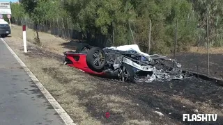Accidente de Ferrari en Italia 2023 IN SARDEGNA  CI SONO ALTRI FERITI 1