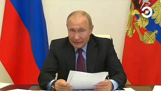 Владимир Путин по видеосвязи провел встречу с Иваном Белозерцевым