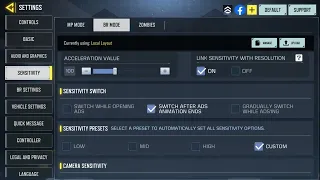 COD Mobile - BR - MY SETTINGS FOR CURRENT SEASON11 - #codmobile #usethis #win