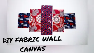 How to make fabric wall art|Ankaracraft|DIY Tutorial