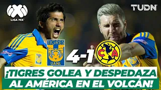 ¡Estalla el Volcán! Tigres golea al América sin piedad | Tigres 4-1 América CL-2016 | TUDN