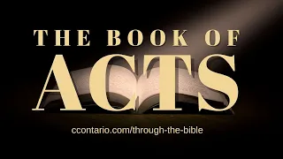 Acts 4 (Part 2) :32 thru Acts (Part 1) 5:1-16 - Ananias and Sapphira