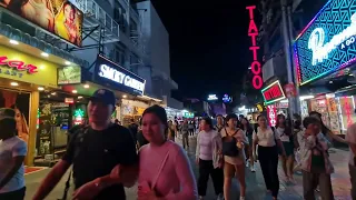 Pattaya Nightlife, Amazing view of Walking Street and the beauties. Thailand V#303