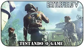 Battlefield 5 - início da gameplay, testando e analisando como jogar a primeira vez (PT BR)