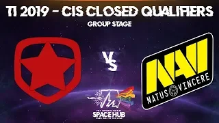 Gambit vs Na`Vi - TI9 CIS Regional Qualifiers: Group Stage