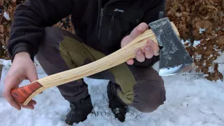 Restoring and old axe with a handmade handle