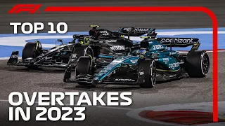 The Top 10 Overtakes of the 2023 F1 Season