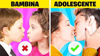 VITA DA BAMBINO vs VITA DA ADOLESCENTE! || Problemi degli Adolescenti su Cap e Kazu