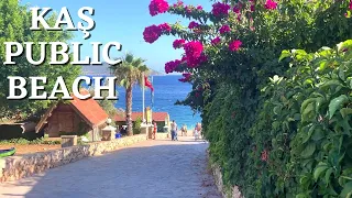 Where to swim in Kaş |  Kaş'ta denize girilecek yerler | Kaş public beach | Kaş halk plaji | Antalya