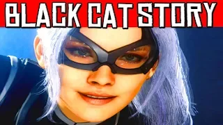 Spider-Man PS4: Black Cat ALL CUTSCENES Movie - The City That Never Sleeps Complete DLC Story