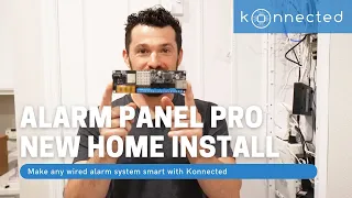 Konnected Alarm Panel Pro Install | New Construction Pre-wired Smart Alarm: Konnected + SmartThings