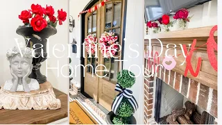 VALENTINE’S DAY HOME TOUR!🌹 + How to Decorate for a Valentines Party!! 🍰🍓