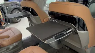 Откидные столики на спинки сидений в любой авто на примере Staria
