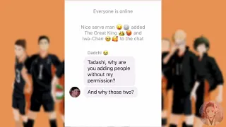 Tadashi Exposes Oikawa x Iwaizumi! (BACKFIRES) | Haikyu!! Texting Story